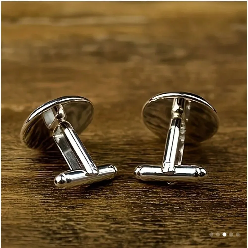 Pineapple Cufflinks Bronze #3765‎